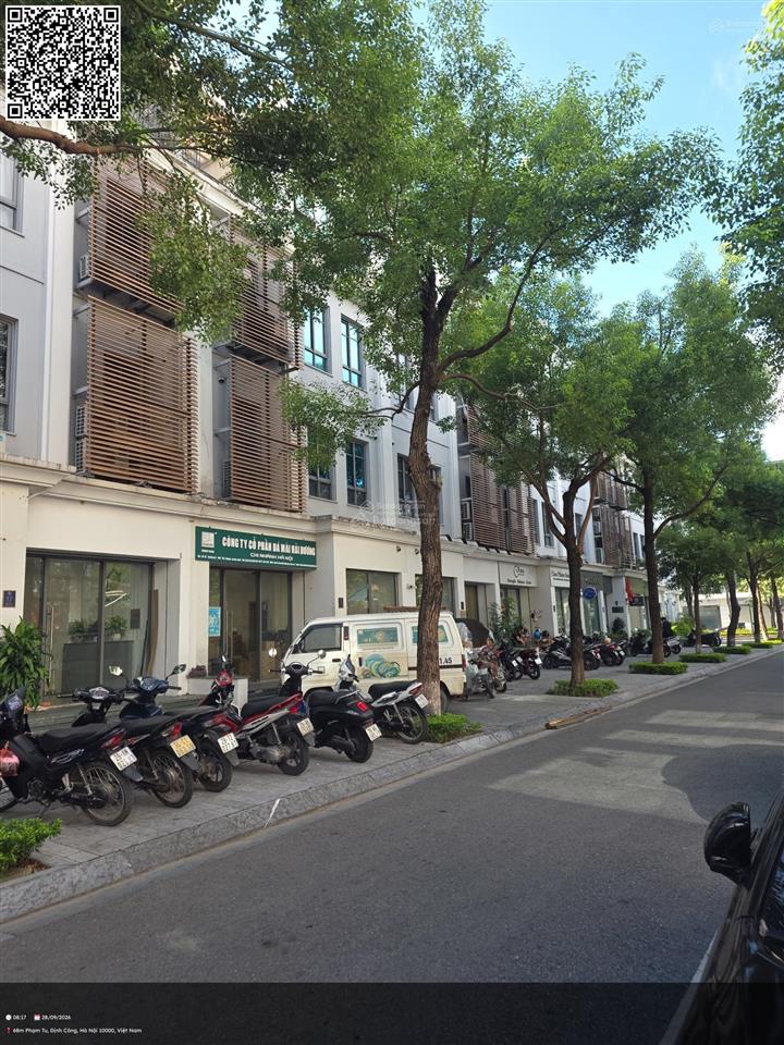 Cần bán căn shophouse góc view công viên the manor central park hà nội