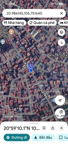 Bán lô đất thổ cư mặt đường la nội, dương nội, mặt kinh doanh sầm uất ô tô tránh nhau, giá tốt