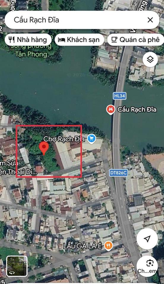 Bán lô đất 2255m2 mặt sông ngay cầu rạch đỉa,đường lê văn lươngnhà bè. gía 90 tỷ