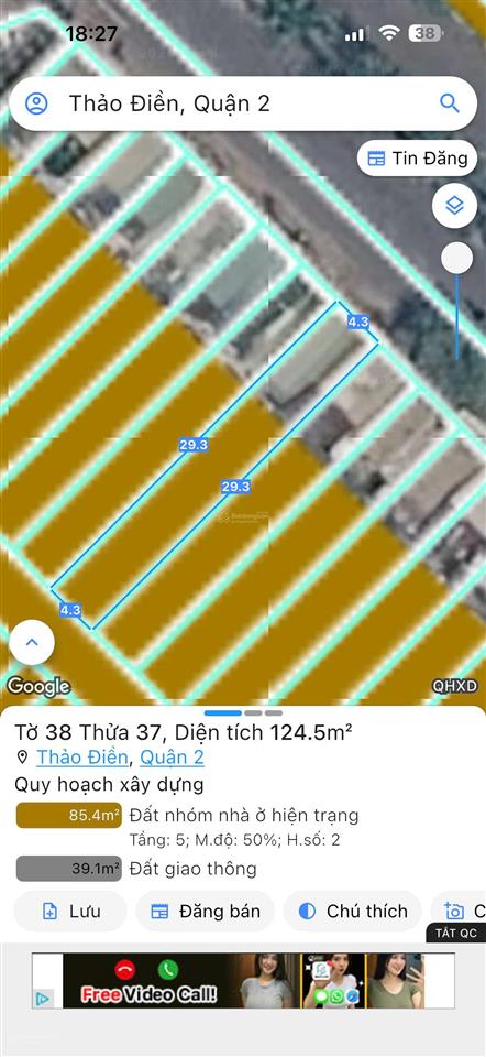 Hiếmbán nhà 2 mặt tiền 69 đường thảo điền, p.thảo điền.dt 4,3x29  4 tầnghđt 100tr/th chỉ 36 tỷ