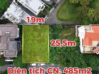 Chỉ 237tr/m2 cho lô đất 19x25,5 cn 450m2 số 204/16 nguyễn văn hưởng  thảo điền. xd hầm 4 tầng