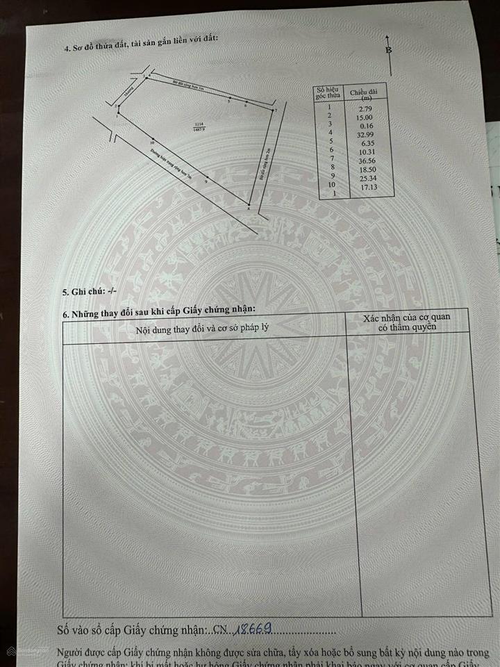 Hàng hiếm tại cam phước tây bán đất 2,6 tỷ, 1488m2, pháp lý đầy đủ