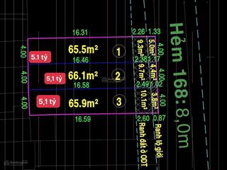 3 lô đất giáp tên lửa, q6 168 chiến lược dt 4 x 19 ( bao ra sổ ) giá 5tỷ100 tl chính chủ