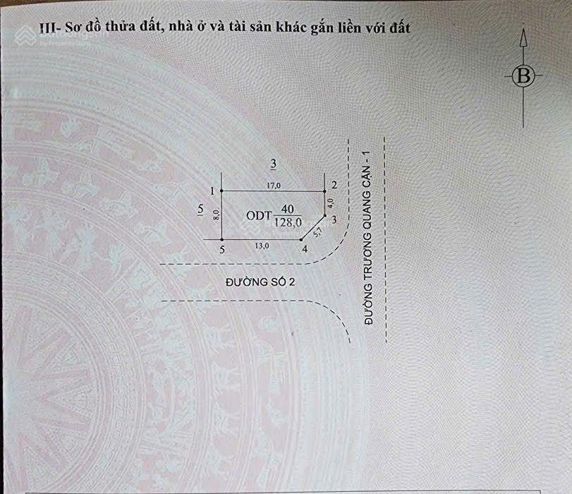 Bán lô góc 2 mặt tiền 128m2 khu đô thị ngọc bảo viên, quảng ngãi