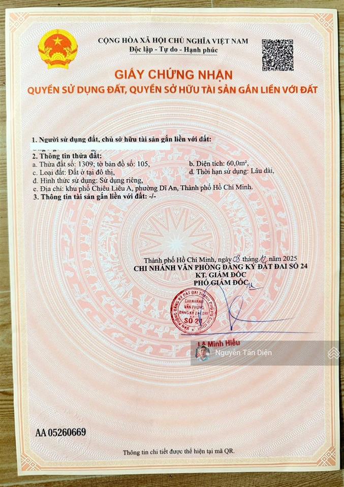 Bán cục đất kdc icon central 60m2 chỉ 3 tỷ 5 thương lượng