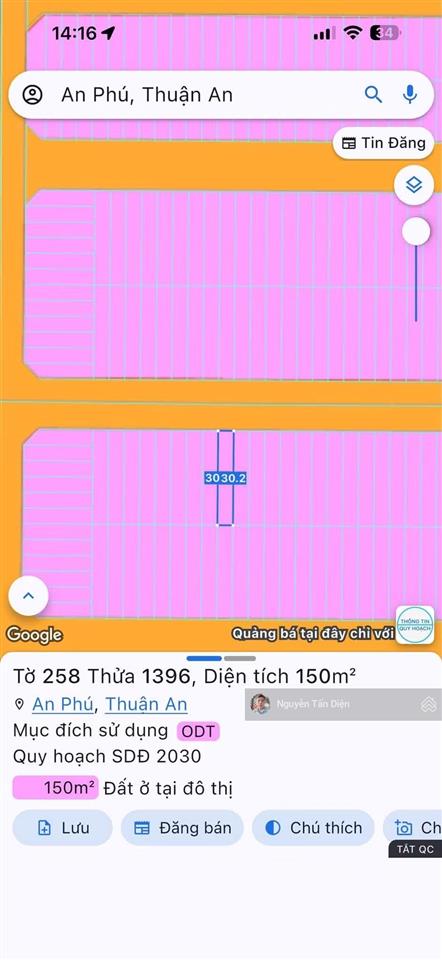 Bán rẻ cục đất kdc visip 1 150m2 chỉ 4 tỷ 8