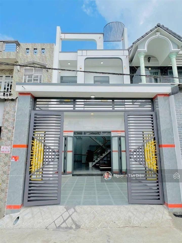 Nhà lầu trệt 100m2 sổ hồng hoàn công chỉ 2 tỷ 880 khánh bình