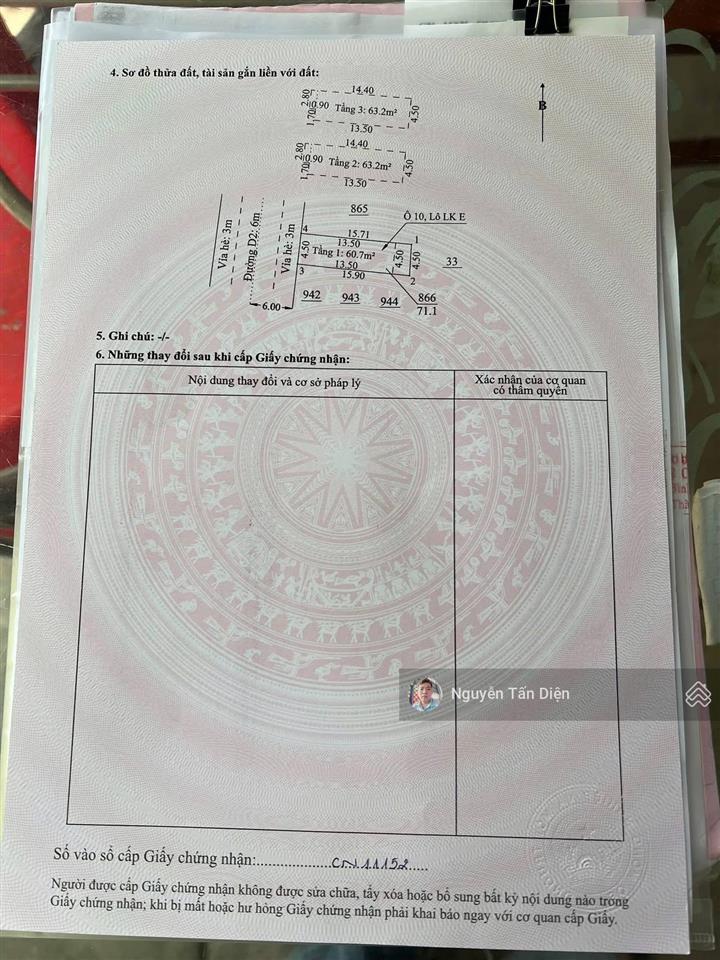 Nhà phố 3 tầng chỉ 4 tỷ 4 thương lượng