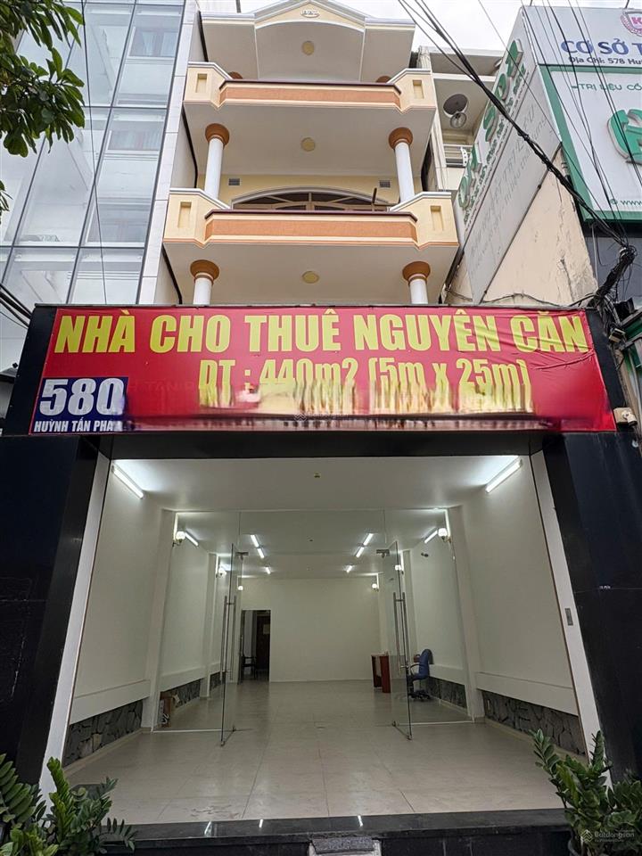Cho thuê nhà mặt tiền đường huỳnh tấn phát, quận 7