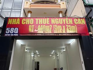 Cho thuê nhà mặt tiền đường huỳnh tấn phát, quận 7
