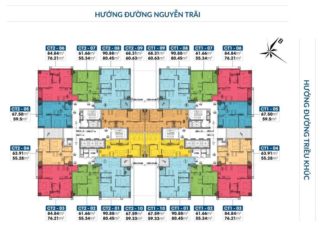 Chính chủ rao bán căn 02pn 60m2 giá cả hợp lý tại pcc1 triều khúc