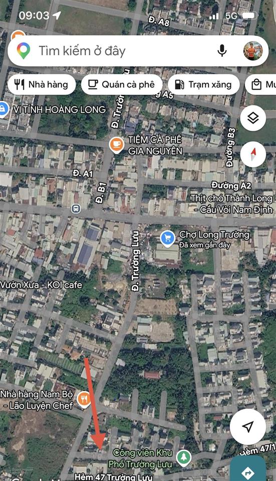 Bán đất trung tâm ngay sau chợ long trường, tp hồ chí minh