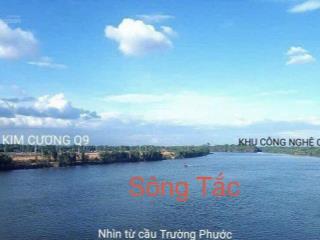 Bán lô đất 61,8m kdc đảo kim cương quận 9 cũ giá chỉ 3t