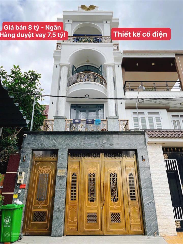 Chính chủ bán nhà q12 hẻm ôtô 8m tô ngọc vân 101m2 4tầng4pn6wc, nội thất có sẵn, hộ trợ vay cao.