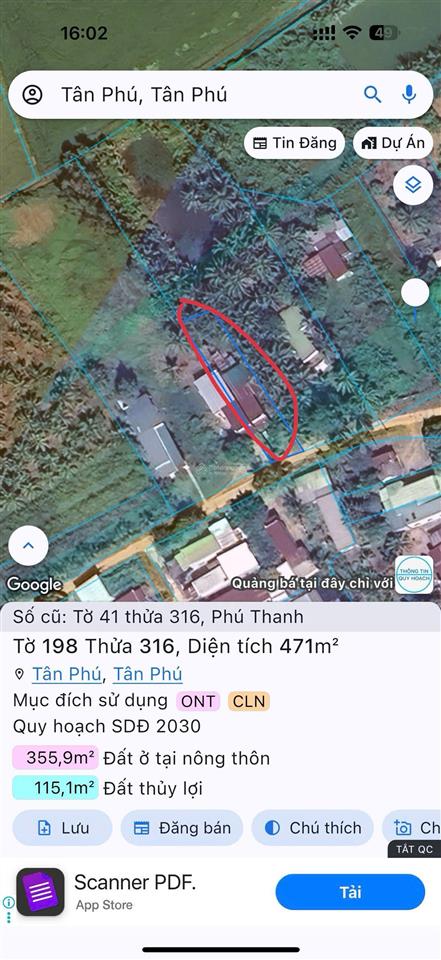 Bán gấp nhà đất tân phú  đồng nai | 471m² | có nhà cấp 4 sẵn | giá 2,1 tỷ tl