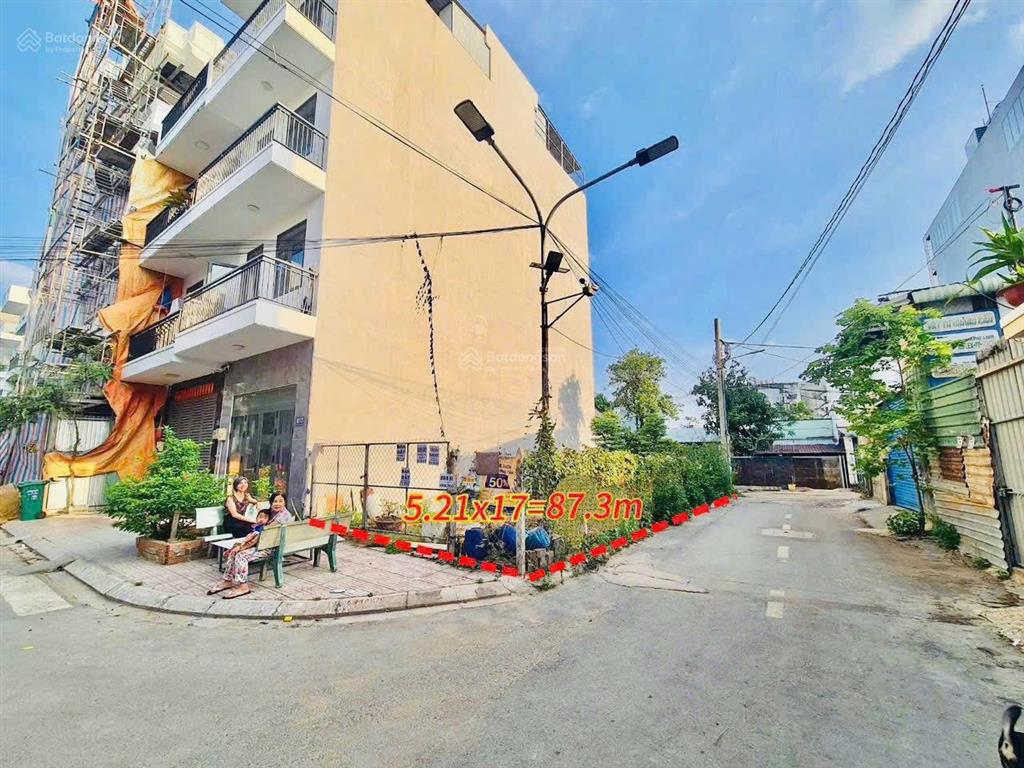 Siêu phẩm đất 2 mặt tiền hẻm 423 đường vườn lài gần cầu sắt apđ