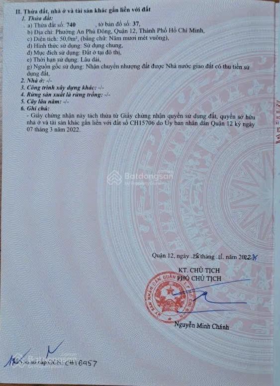 Đất đẹp đường an phú đông 12, ngang 4.5m giá chỉ 4.1 tỷ