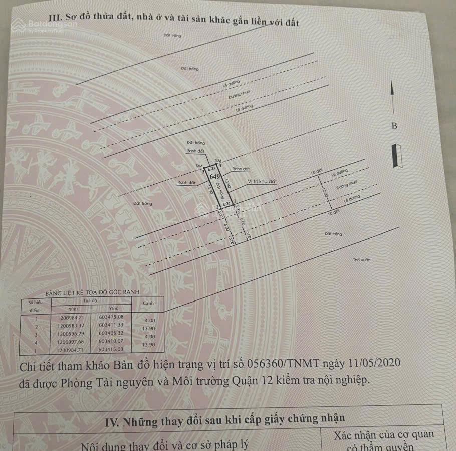 Cần bán lô đất đẹp võ thị liễu khu dân cư điền thuận gần sông sg