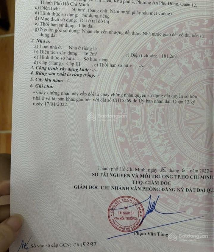 Cần bán gấp nhà đang cho thuê sẵn 23tr/tháng đường võ thị liễu