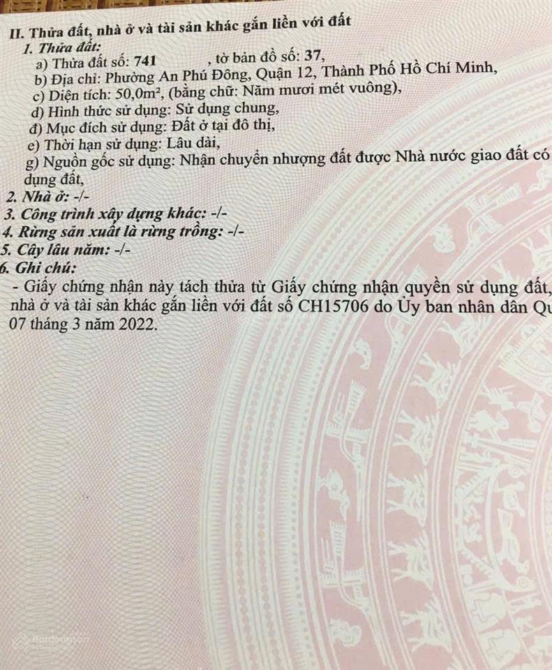 Hàng hiếm! đất đường apđ12 kdc giá 4 tỷ