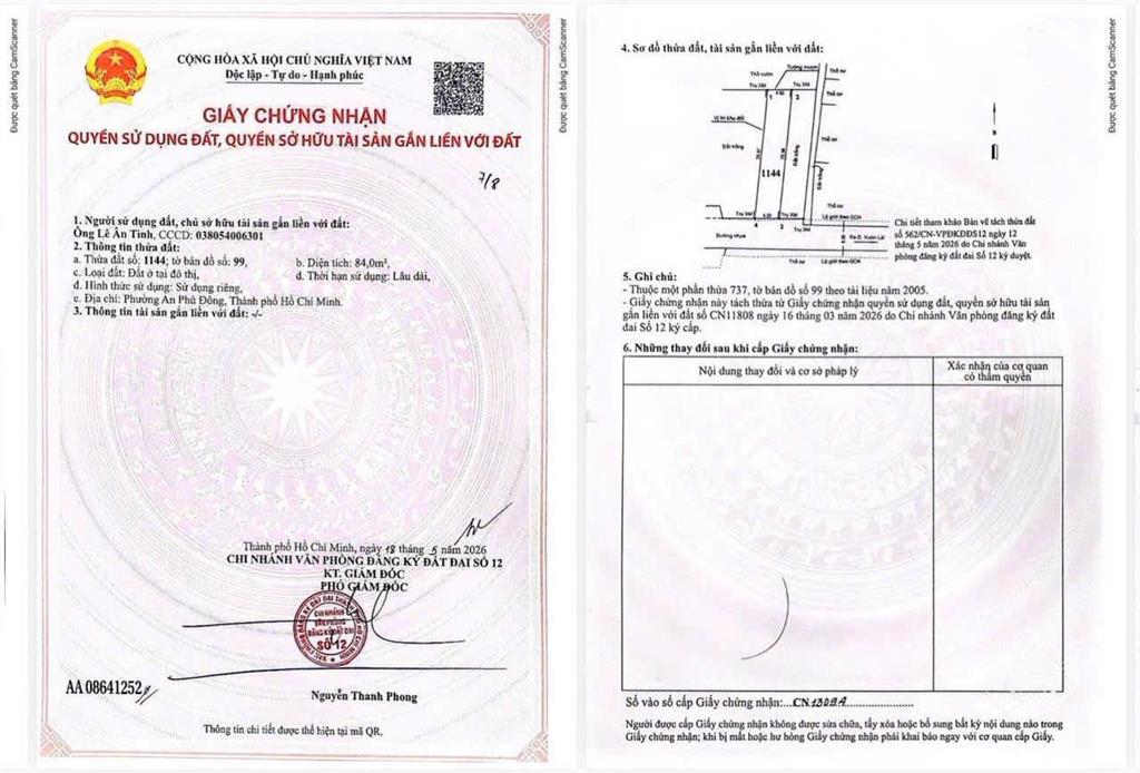 Đất an phú đông gần sông vàm thuật giá chỉ 5.65 tỷ, diện tích 84m2