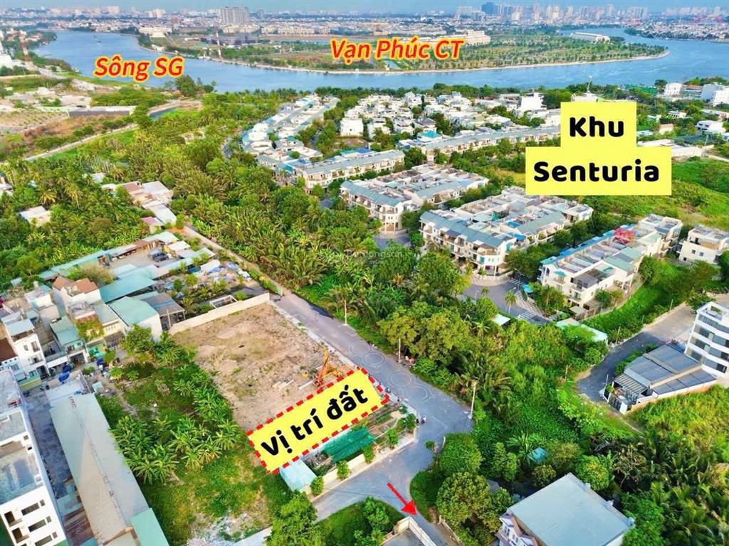 Đất mặt tiền rạch đối diện khu senturia an phú đông đường rộng giá chỉ 5.9 tỷ