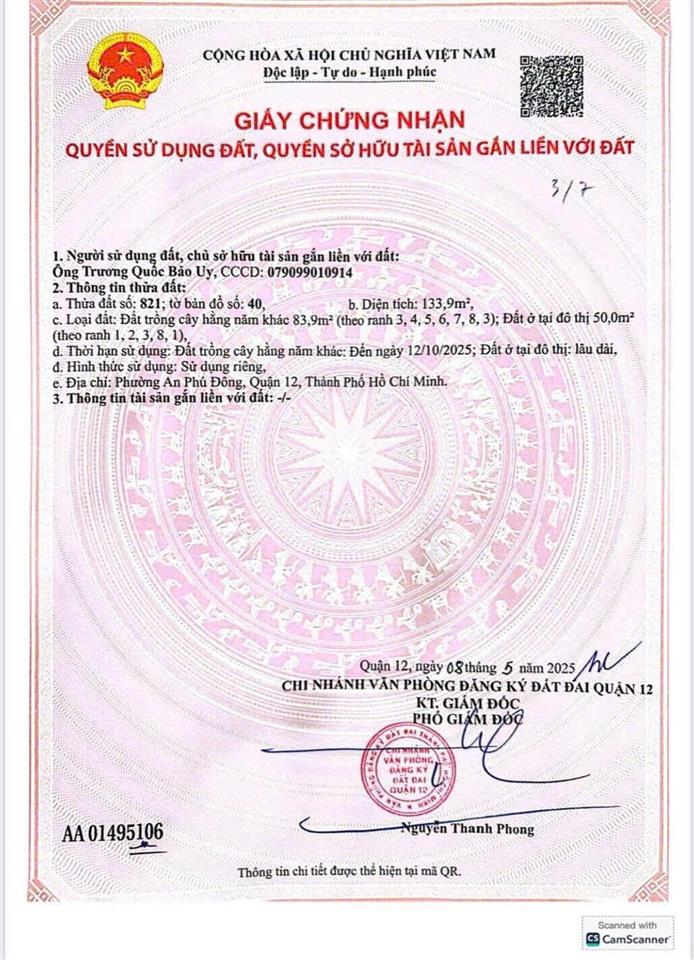 Đất mặt tiền rạch đối diện khu senturia an phú đông đường rộng giá chỉ 5.9 tỷ
