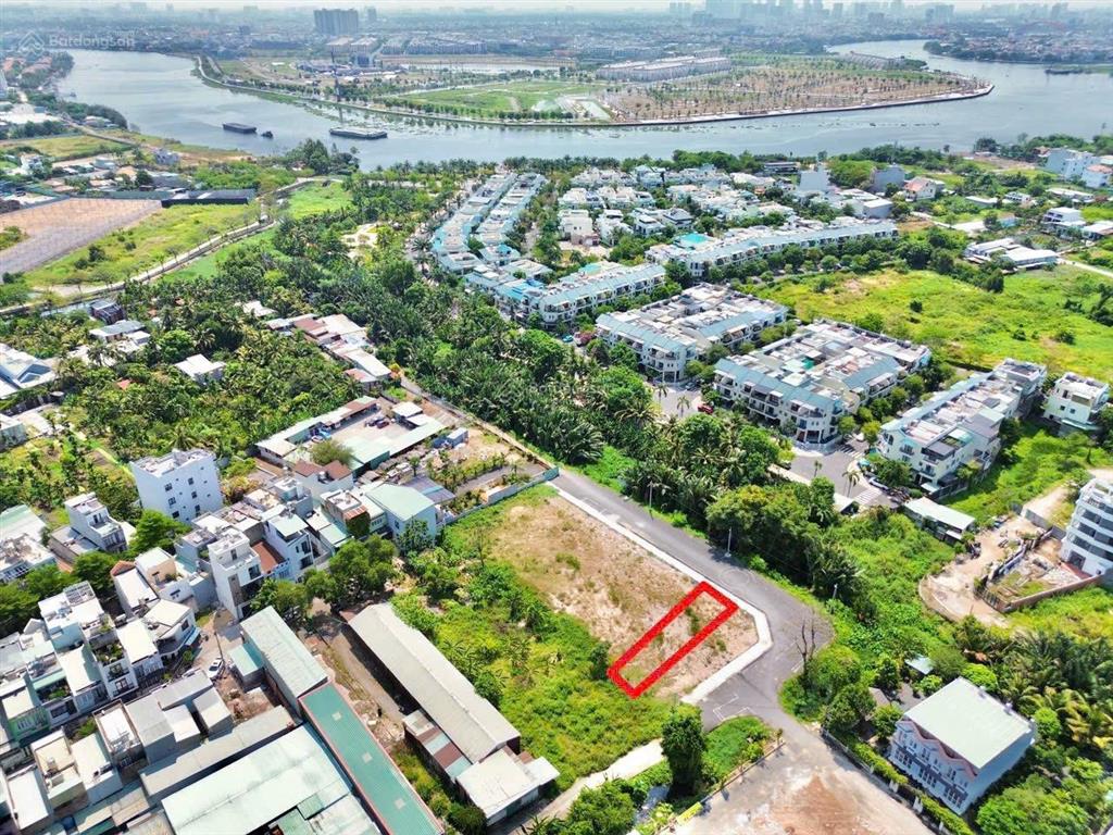 Đất mặt tiền rạch đối diện khu senturia an phú đông đường rộng giá chỉ 5.9 tỷ