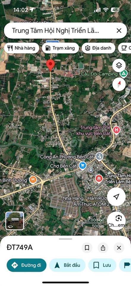 Ngộp, cần bán 1,2ha đất 2 mặt tiền DT749A, 600m TC, 9000m QH đất SKC