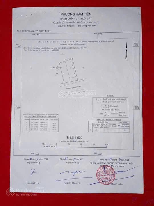 Bán đất lô c kdc nguyễn tấn định, mũi né, 195m2, cách biển 500m, gần sân bay phan thiết