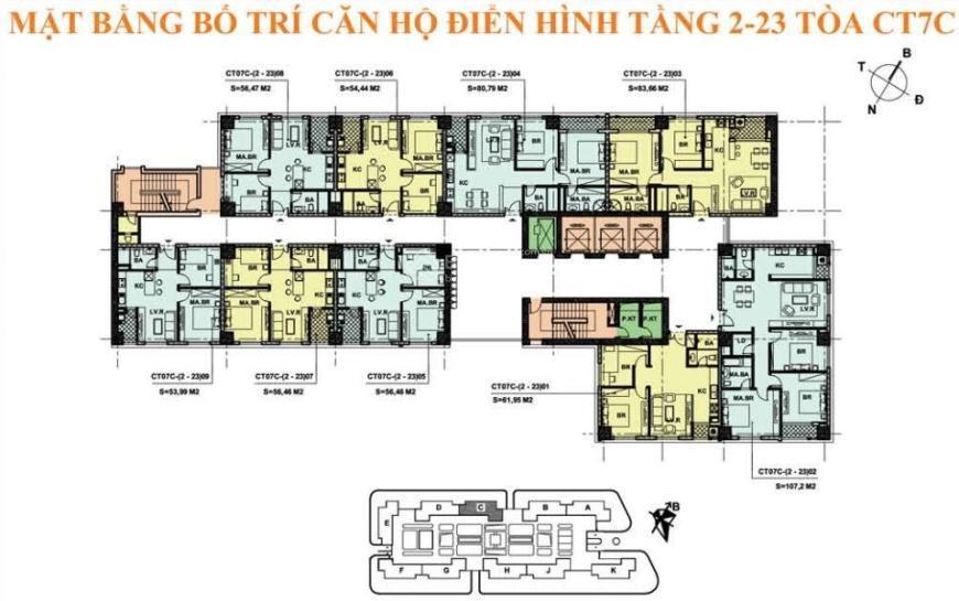 Chính chủ cần bán căn góc 83.3m2 chung cư the spark dương nội.  0988 476 ***