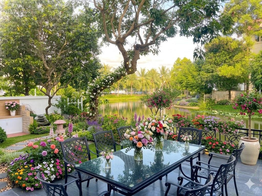 Hiếm! biệt thự sân vườn hướng dương 208m2  vinhomes riverside long biên