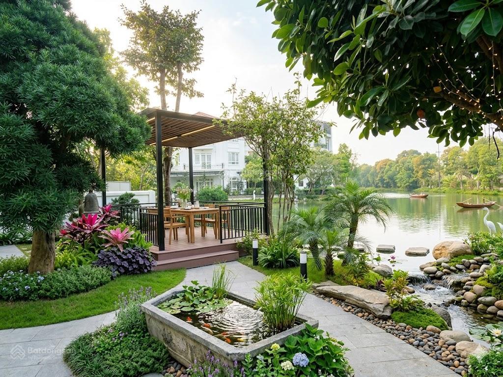 Hiếm! biệt thự sân vườn hướng dương 208m2  vinhomes riverside long biên