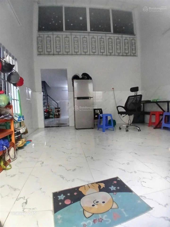 Đường vườn lài ô tô tải cách nhà 10m  gần chợ vườn lài an phú đông quận 12 nhà vào ở ngay  5x9