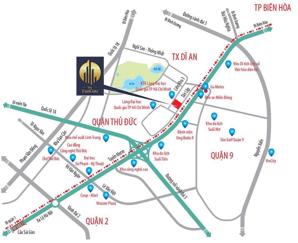 Bán nhanh căn hộ studio the eastgate ngay làng đại học quốc gia tp.hcm, cách ga metro 500m, sổ sẵn