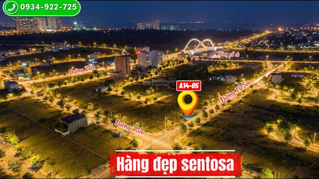 Bán lô đường 10,5m sentosa cực đẹp. giá chỉ 3,6 tỷ