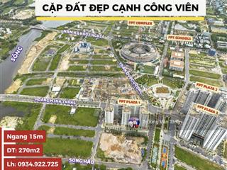 Bán cặp fpt city cực đẹp, cạnh công viên cách sông 50m
