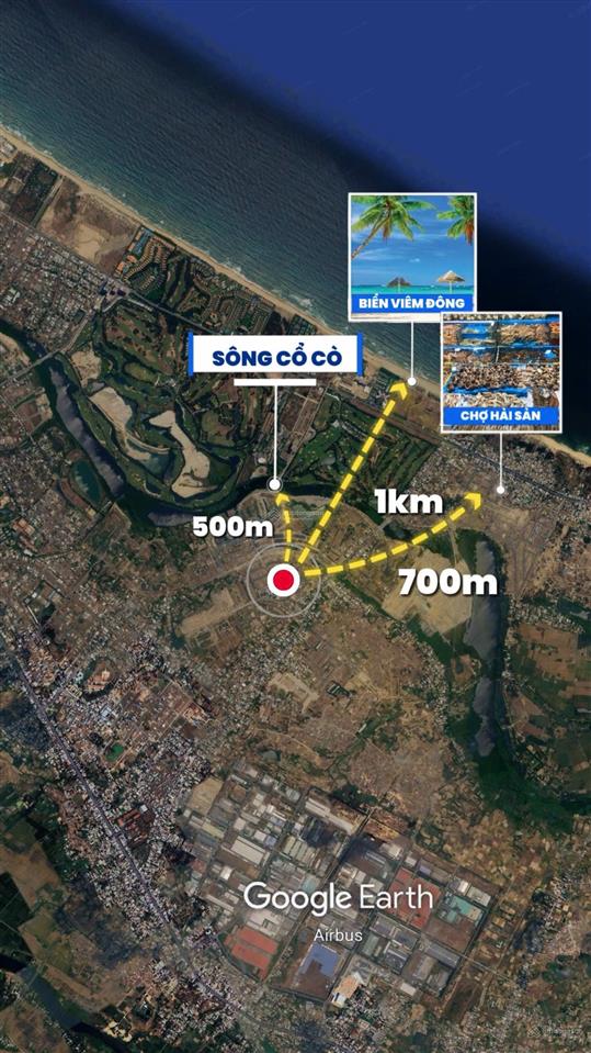 Lô đường 10,5m sentosa thông sông cổ cò rất đẹp