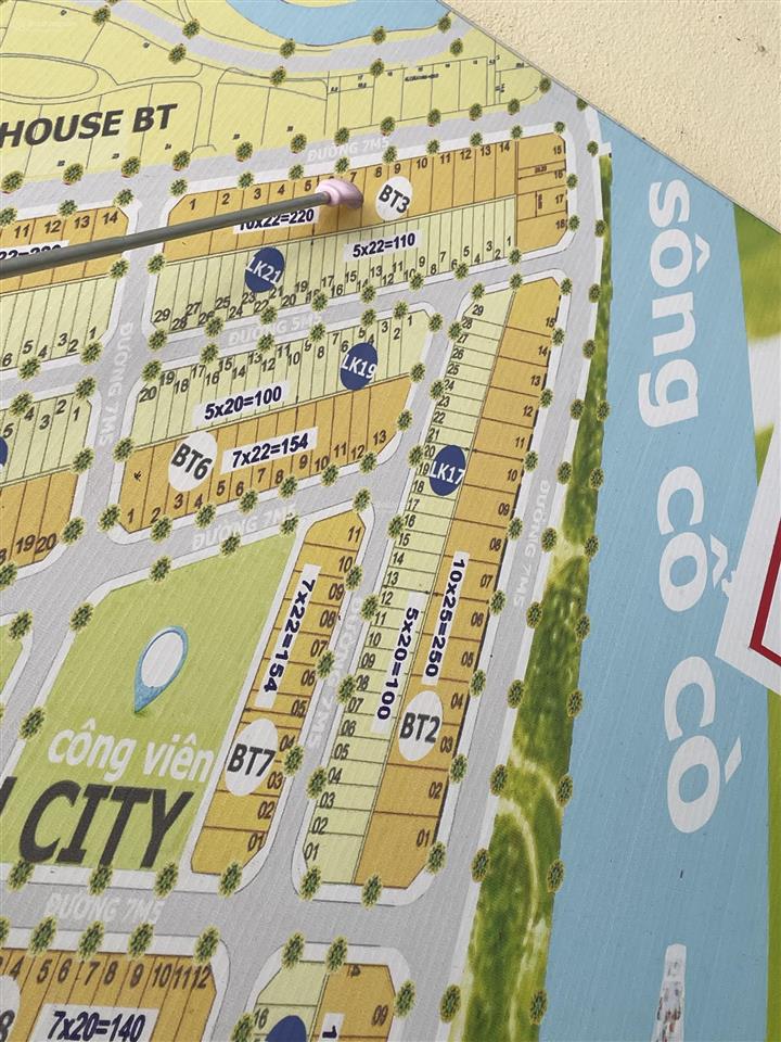 Đất nền green city ngang 10m, vị trí đẹp gần sông gần biển