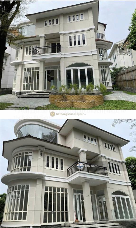 Biệt thự siêu vip khu lan anh village + bến du thuyền, quận 2  dt 20x20m  3 tầng  full nội thất
