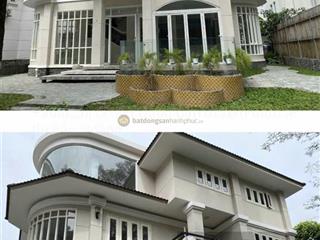 Biệt thự siêu vip khu lan anh village + bến du thuyền, quận 2  dt 20x20m  3 tầng  full nội thất
