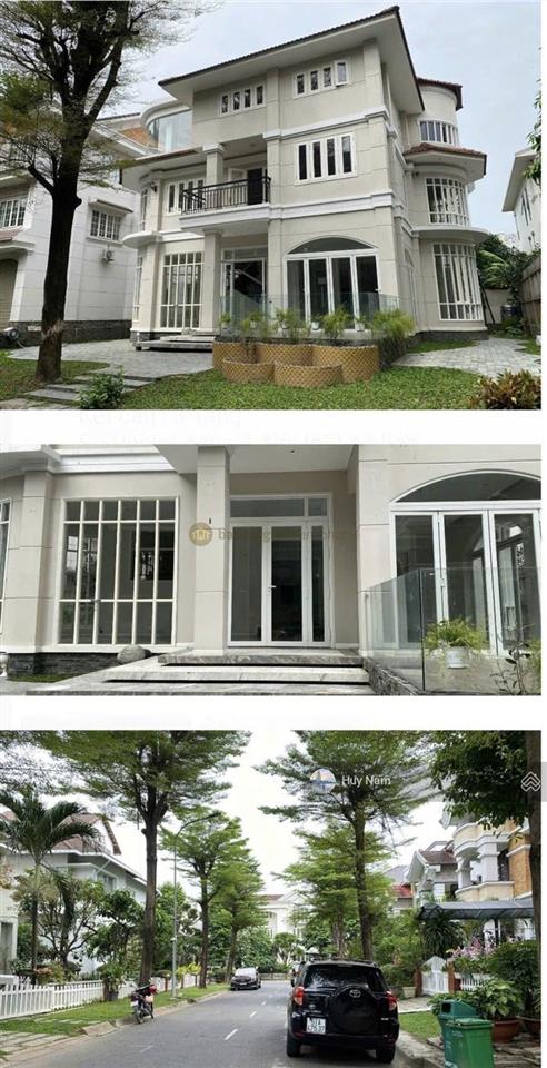 Biệt thự siêu vip khu lan anh village + bến du thuyền, quận 2  dt 20x20m  3 tầng  full nội thất