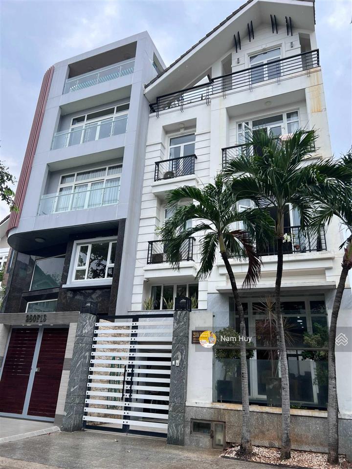 Biệt thự khu compound 280 lương định của, an phú, quận 2, dt 7x20m, nhà 4 tầng full nội thất
