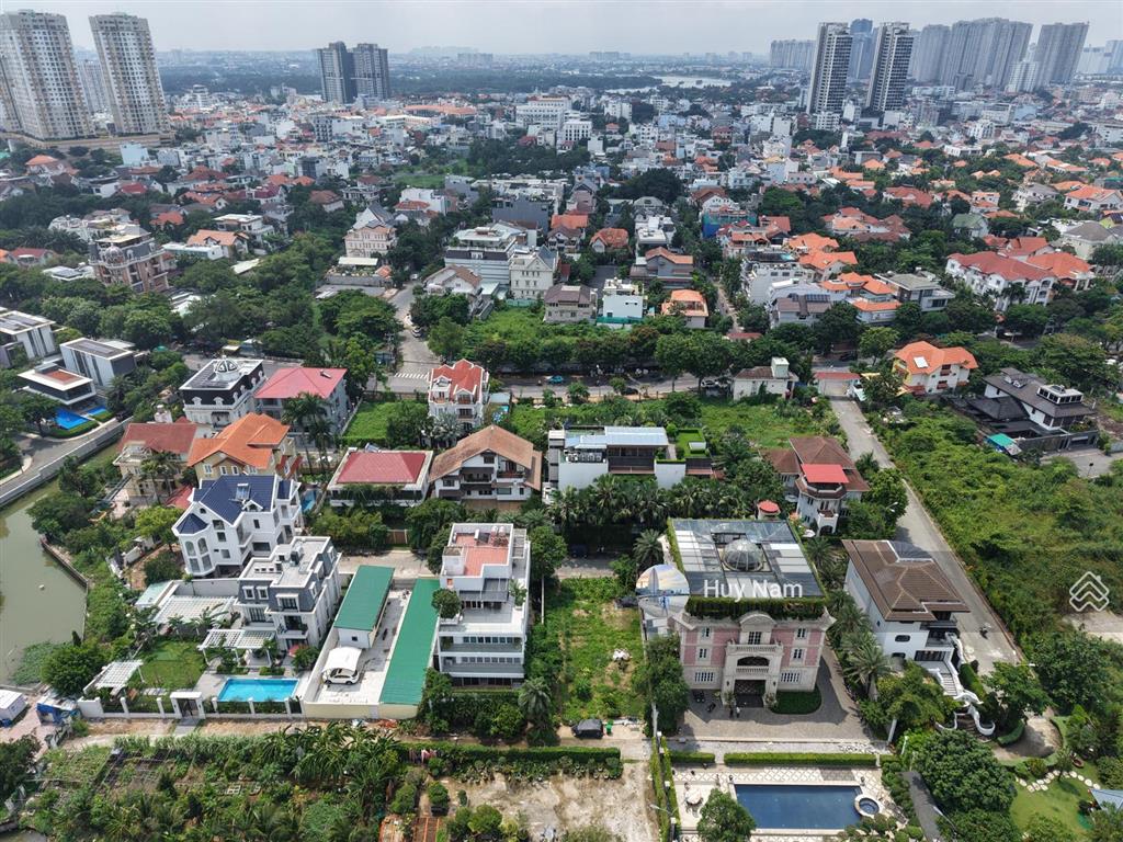 Siêu đẹp! khuôn đất siêu đẹp view sông sài gòn  420m2 ngang 18m  khu bt eden thảo điền  giá 90tỷ