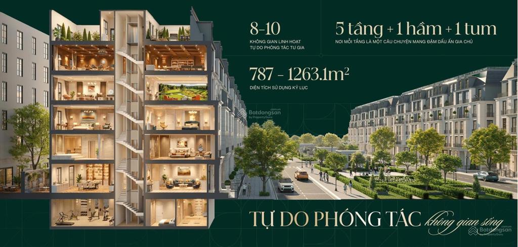 Siêu phẩm liền kề the park lane linh đàm"viên kim cương" trên bán đảo độc bản  hàng hiếm nội đô.