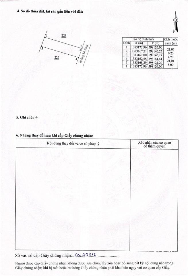 Bán đất ninh hòa gần cao tốc 104,6m2 thổ cư sổ riêng, hà thanh (ninh đa cũ)  620 triệu