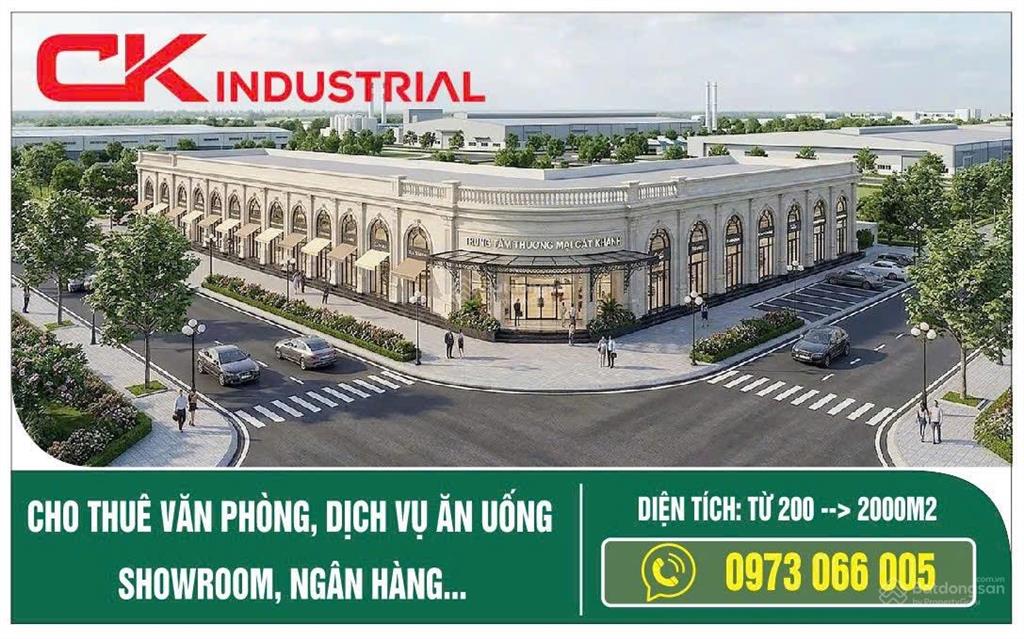 Cho thuê mặt bằng kinh doanh tại kcn nam đình vũ, hải phòng