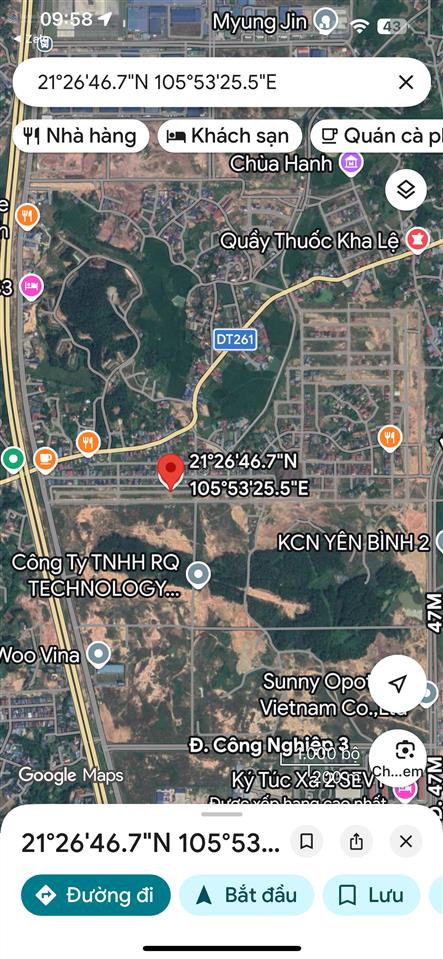 Cần tiền bán nhanh lô đất đẹp, giá đầu tư tại phường phổ yên, thái nguyên