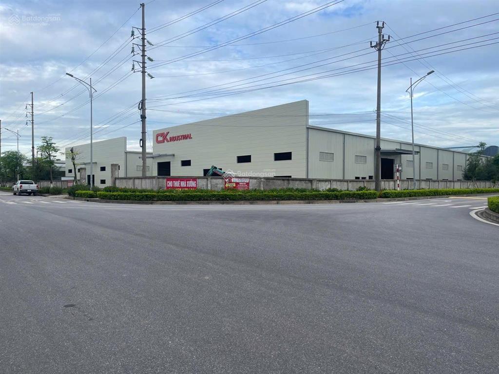 Cho thuê kho xưởng 9000 m2 mới xây, sẵn bàn giao tại kcn sông công 2, thái nguyên
