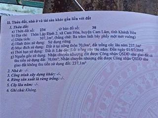 Cần ra nhanh khu dân cư cam hoà giá 5.9tr/m2 có thổ cư.  0798 347 ***